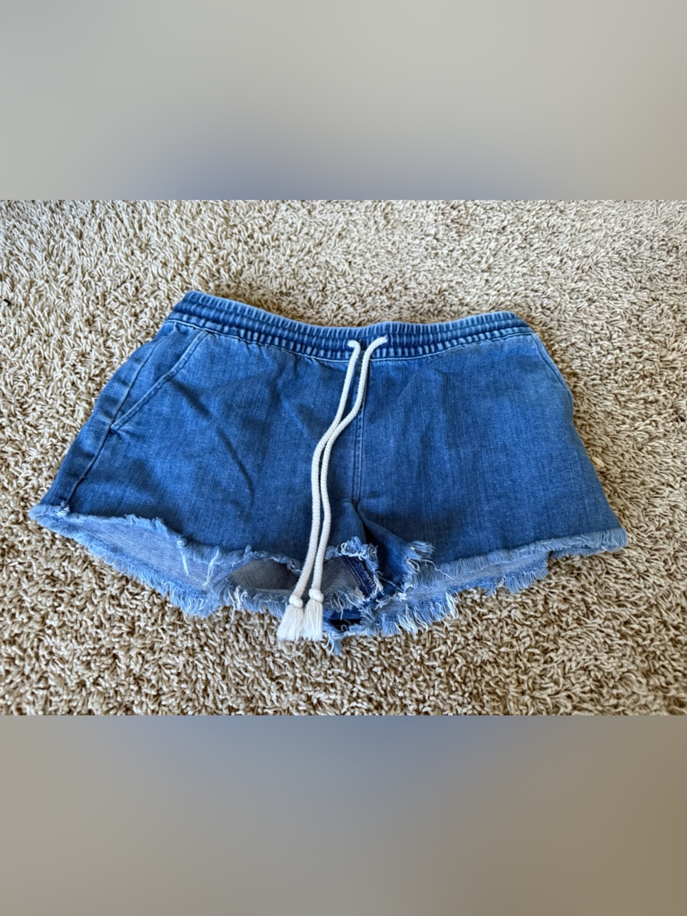 aerie blue shorts